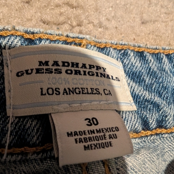 Guess X Madhappy Women's Straight Leg Jeans - Light Blue - Picture 8 of 13